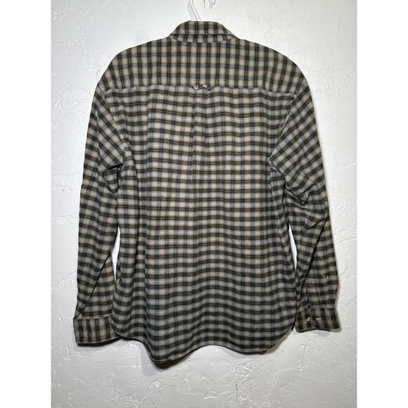 Columbia plaid button down flannel mens large outdoors utility chore gorpcore - Picture 4 of 7